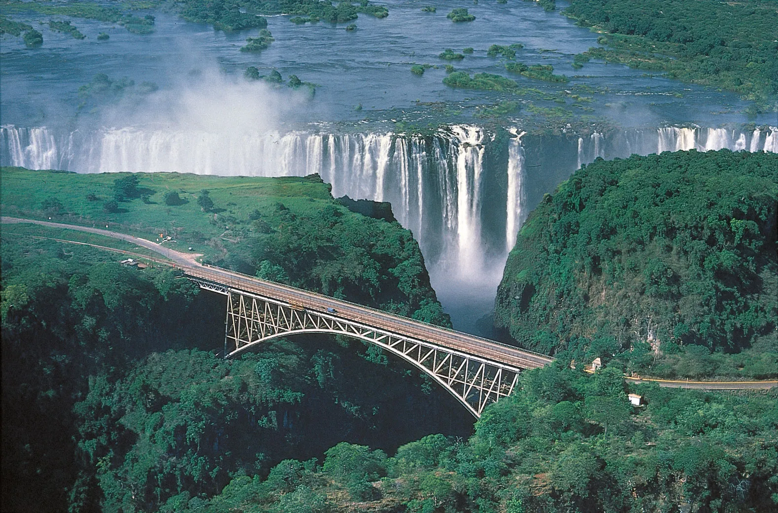 Victoria Falls bridge and gorge viewpoint